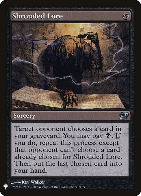Shrouded Lore from The List (Uncommon)
