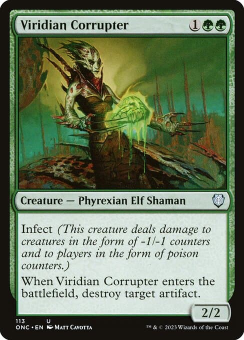Viridian Corrupter from Phyrexia: All Will Be One Commander (Uncommon)