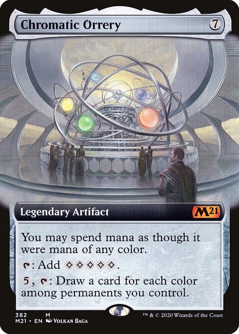 Chromatic Orrery from Core Set 2021 (Mythic)