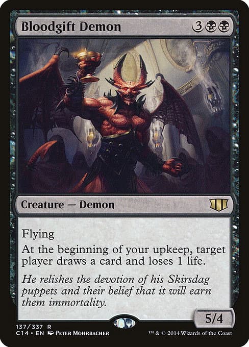 Bloodgift Demon from Commander 2014 (Rare)