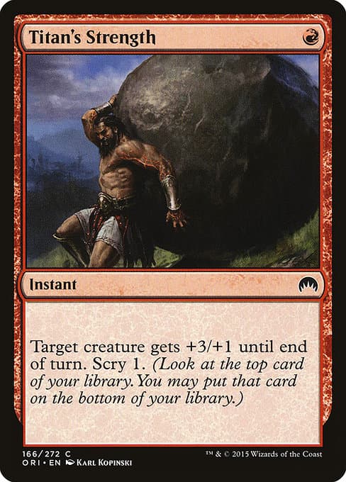 Titan's Strength from Magic Origins (Common)