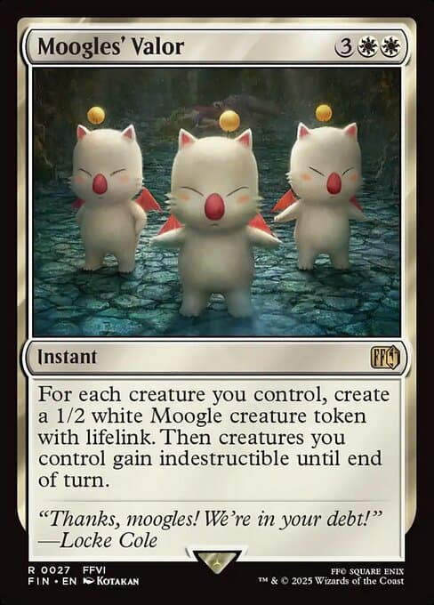 Moogles' Valor from Final Fantasy (Rare)