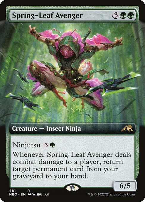 Spring-Leaf Avenger from Kamigawa: Neon Dynasty (Rare)