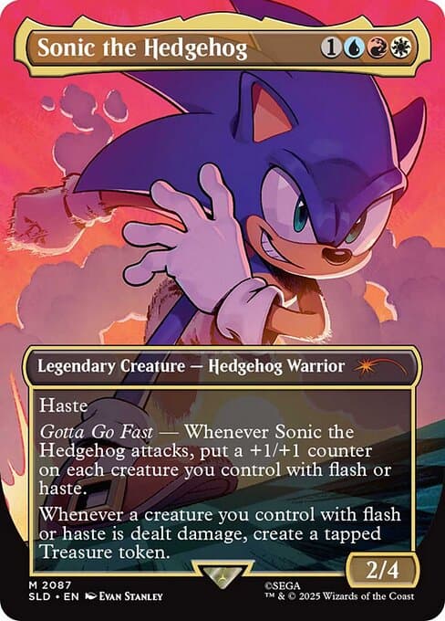 Sonic the Hedgehog from Secret Lair Drop (Mythic)