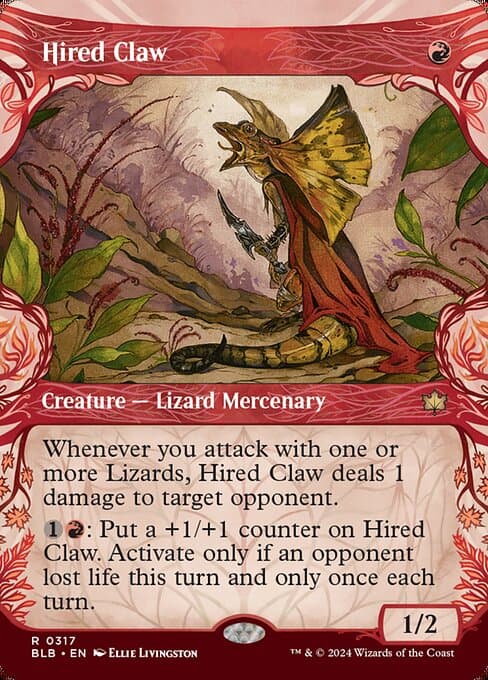 Hired Claw from Bloomburrow (Rare)