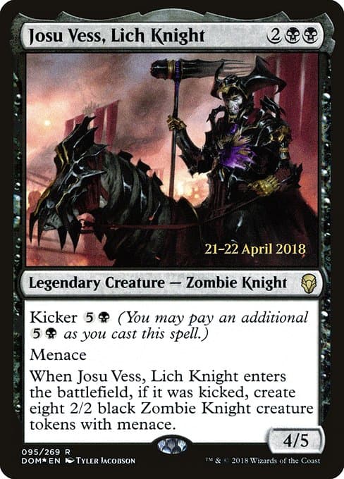 Josu Vess, Lich Knight from Dominaria Promos (Rare)