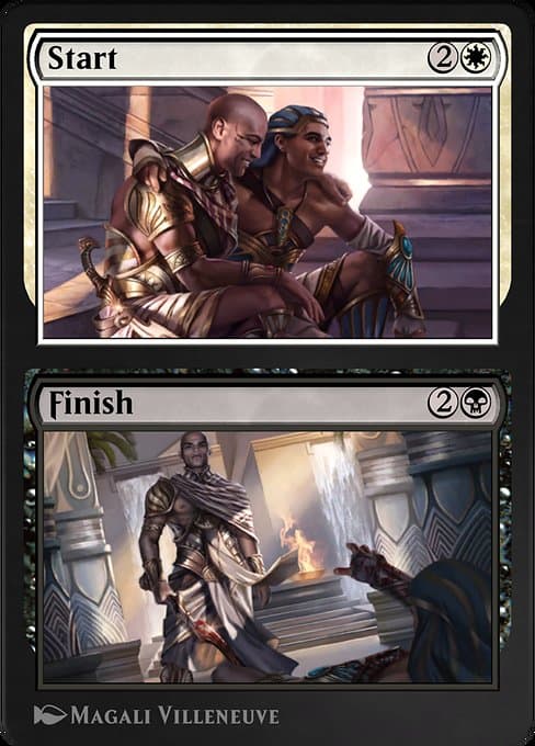 Start // Finish from Amonkhet Remastered (Uncommon)