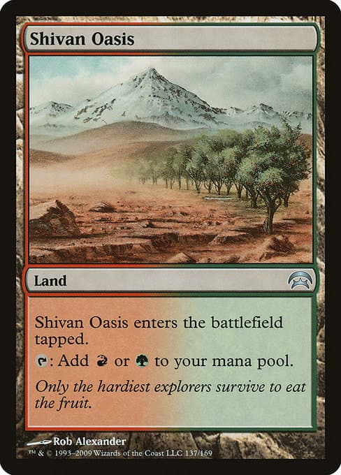 Shivan Oasis from Planechase (Uncommon)
