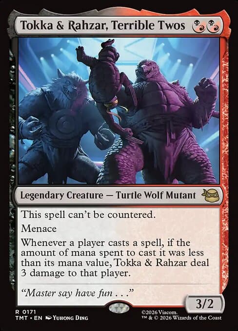 Tokka & Rahzar, Terrible Twos (Rare)