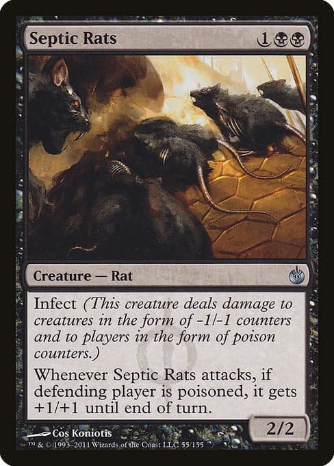 Septic Rats from Mirrodin Besieged (Uncommon)