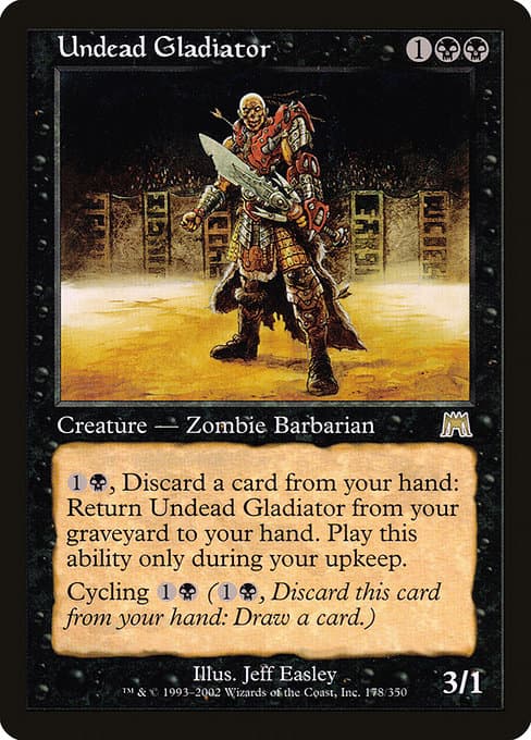 Undead Gladiator from Onslaught (Rare)