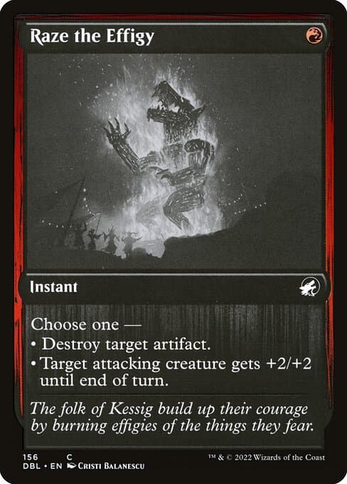Raze the Effigy from Innistrad: Double Feature (Common)