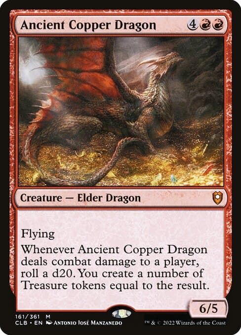 Ancient Copper Dragon from Commander Legends: Battle for Baldur's Gate (Mythic)