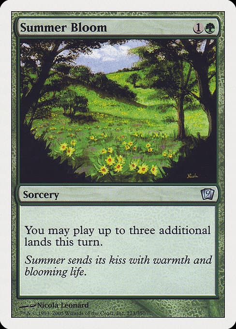 Summer Bloom from Ninth Edition (Uncommon)
