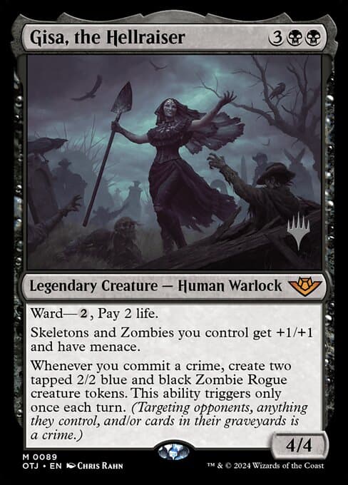 Gisa, the Hellraiser from Outlaws of Thunder Junction Promos (Mythic)