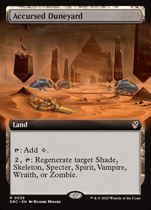 Accursed Duneyard from Aetherdrift Commander (Rare)