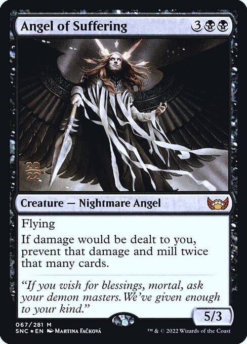 Angel of Suffering from Streets of New Capenna Promos (Mythic)