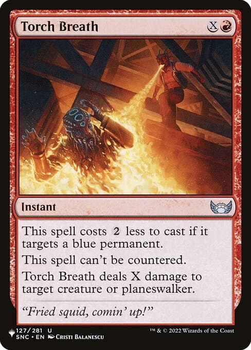 Torch Breath from The List (Uncommon)