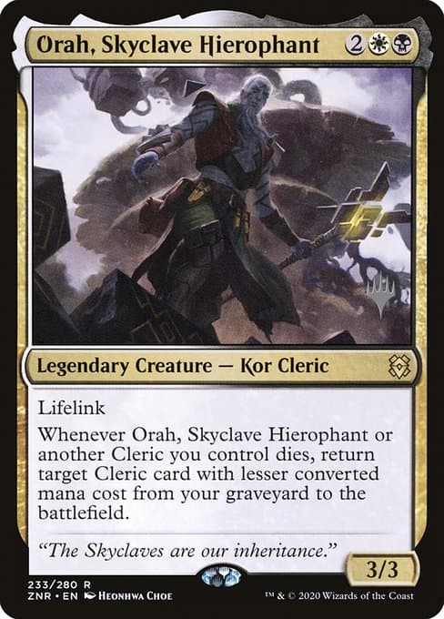 Orah, Skyclave Hierophant from Zendikar Rising Promos (Rare)