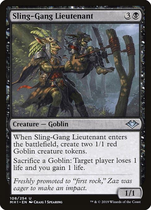 Sling-Gang Lieutenant from Modern Horizons (Uncommon)