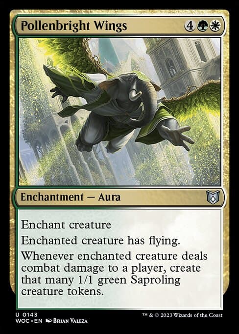 Pollenbright Wings from Wilds of Eldraine Commander (Uncommon)