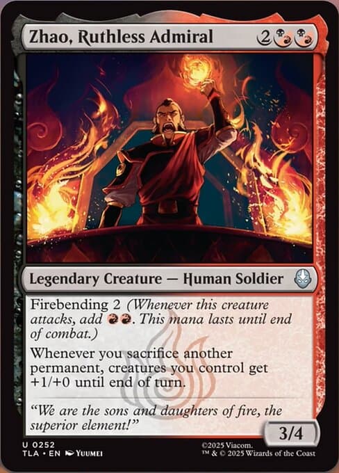 Zhao, Ruthless Admiral (Uncommon)