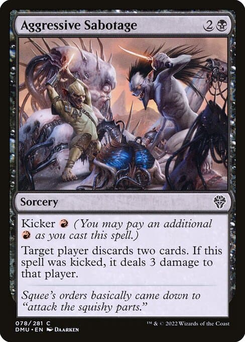Aggressive Sabotage from Dominaria United (Common)