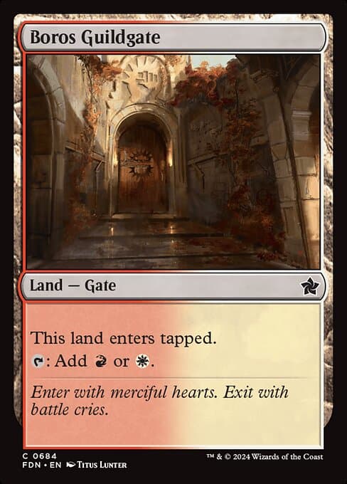 Boros Guildgate from Foundations (Common)