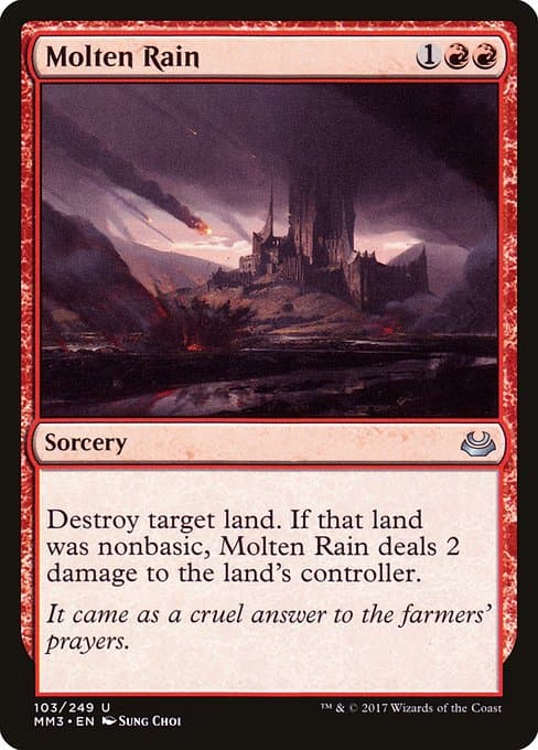 Molten Rain from Modern Masters 2017 (Uncommon)