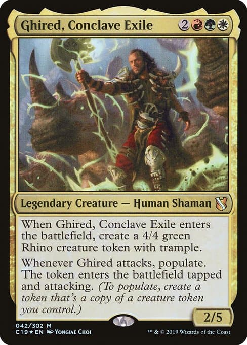 Ghired, Conclave Exile from Commander 2019 (Mythic)