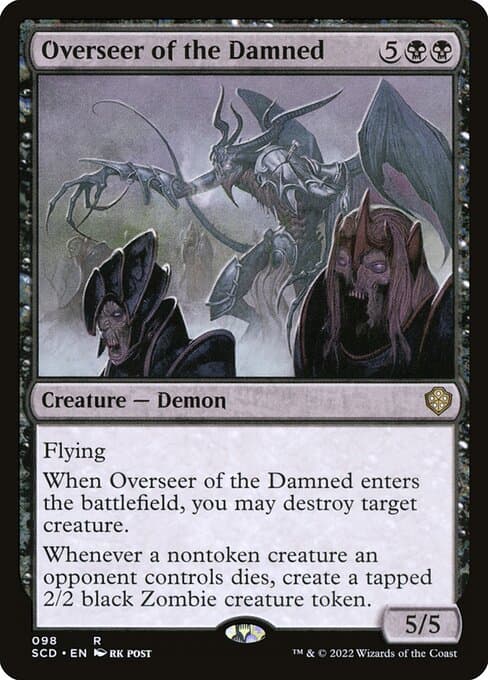Overseer of the Damned from Starter Commander Decks (Rare)