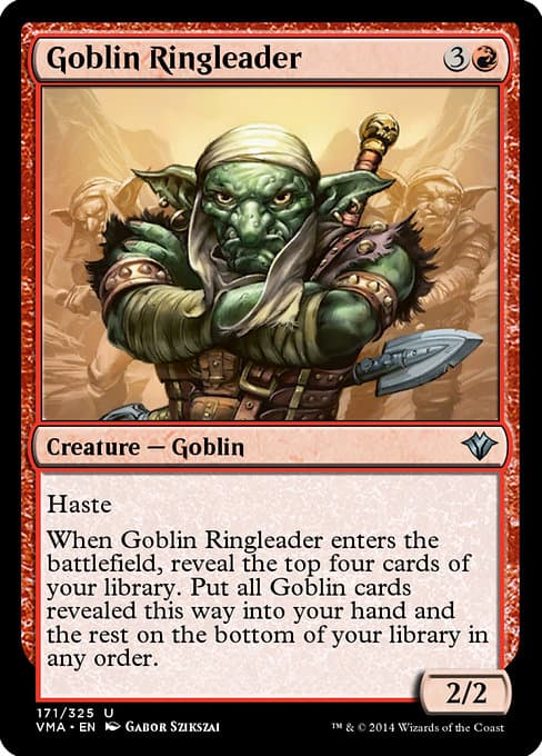 Goblin Ringleader from Vintage Masters (Uncommon)