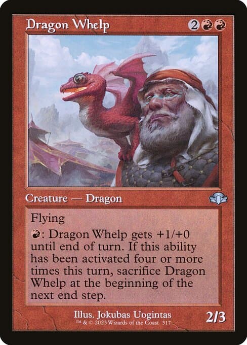 Dragon Whelp from Dominaria Remastered (Uncommon)