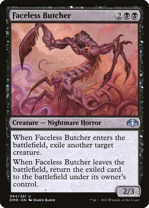 Faceless Butcher from Dominaria Remastered (Uncommon)