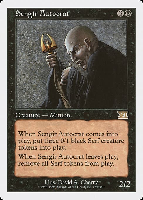 Sengir Autocrat from Classic Sixth Edition (Rare)