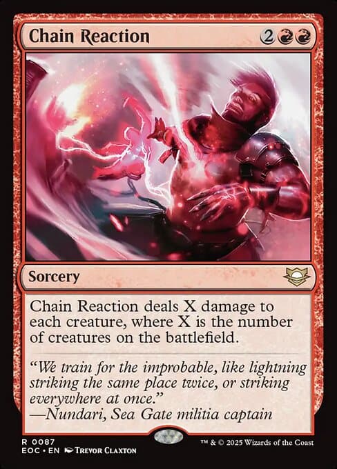 Chain Reaction from Edge of Eternities Commander (Rare)