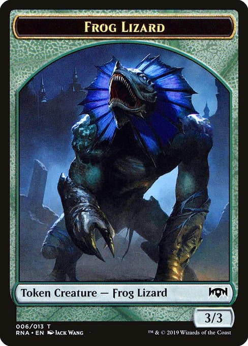 Frog Lizard from Ravnica Allegiance Tokens (Common)