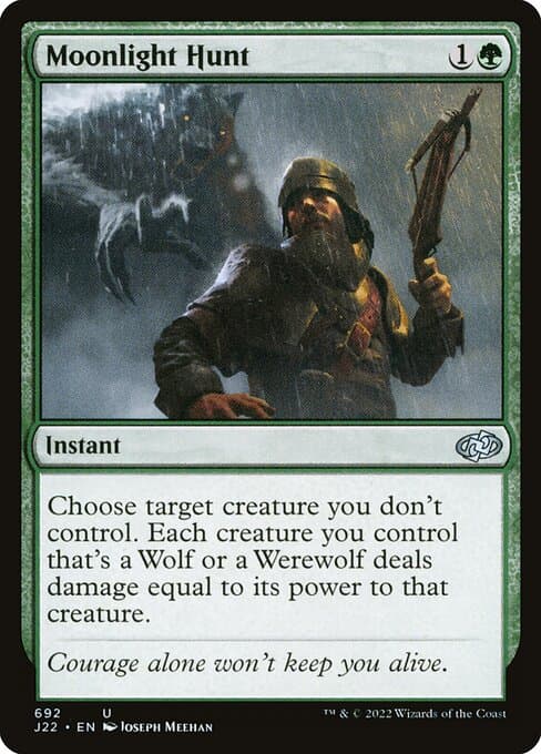 Moonlight Hunt from Jumpstart 2022 (Uncommon)