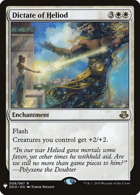Dictate of Heliod from The List (Rare)