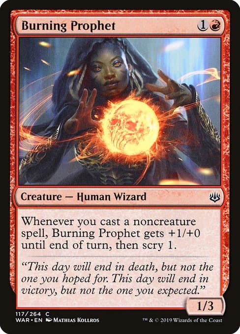 Burning Prophet from War of the Spark (Common)