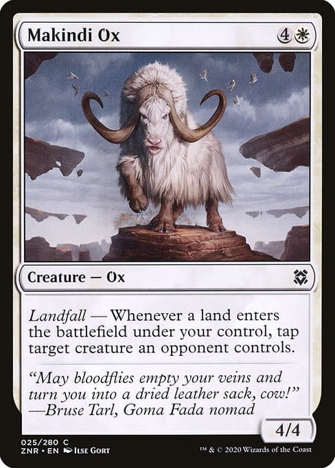 Makindi Ox from Zendikar Rising (Common)