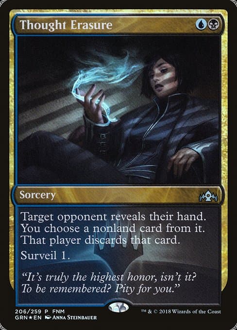 Thought Erasure from Guilds of Ravnica Promos (Uncommon)