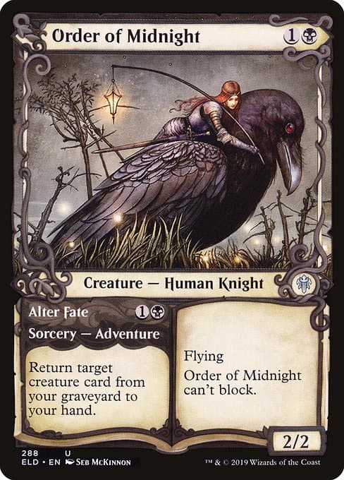 Order of Midnight // Alter Fate from Throne of Eldraine (Uncommon)