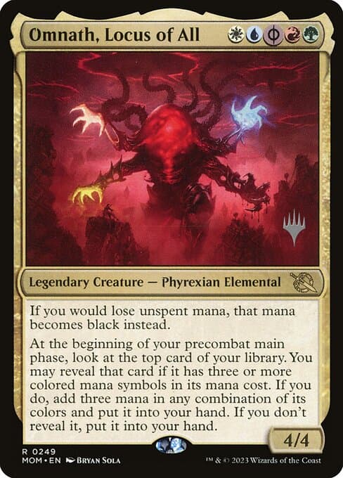 Omnath, Locus of All from March of the Machine Promos (Rare)