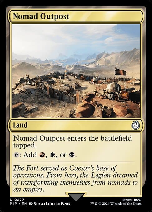 Nomad Outpost from Fallout (Uncommon)