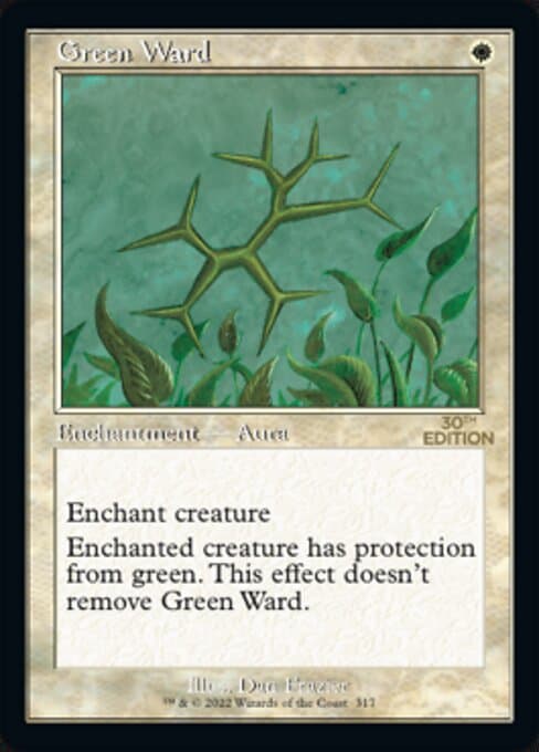 Green Ward from 30th Anniversary Edition (Uncommon)