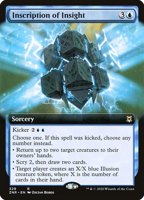Inscription of Insight from Zendikar Rising (Rare)
