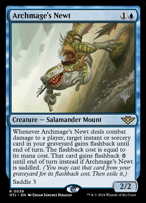 Archmage's Newt from Outlaws of Thunder Junction Promos (Rare)