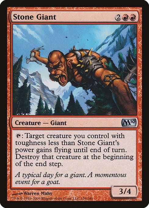 Stone Giant from Magic 2010 (Uncommon)