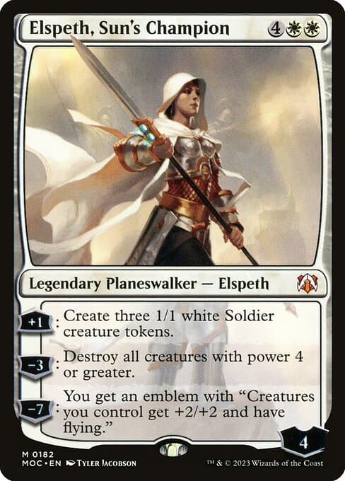 Elspeth, Sun's Champion from March of the Machine Commander (Mythic)